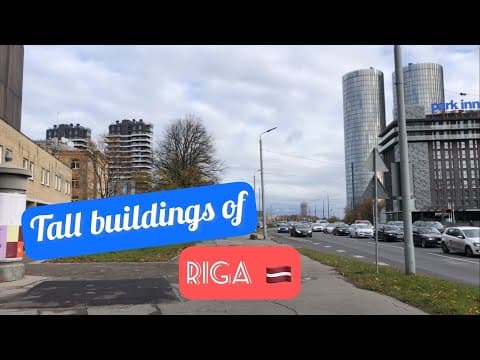 Latvia 🇱🇻 Riga Autumn 🍂 walk