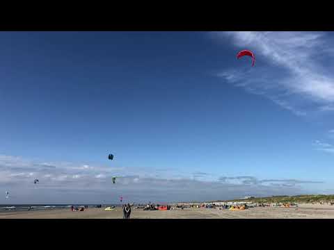 North Sea Dunes and Beach Hike in the Netherlands - Wijk Aan Zee Walk on a Sunny Sunday Evening