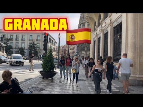 Granada Spain 🇪🇸 Centre Walk