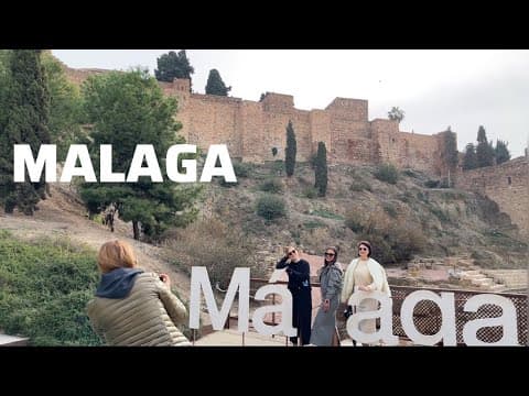 Malaga Spain Center Walk