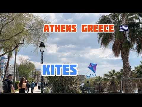 Kites Festival Athens Greece 🇬🇷 Kali Sarakosti! Clean Monday 2024