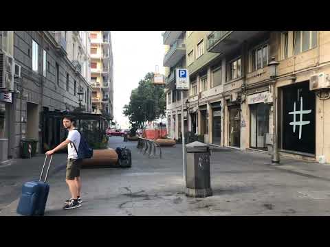 Enjoy Salerno - a Summer Capital of Campania, Italy 🇮🇹 Walk in Salerno. Part 1