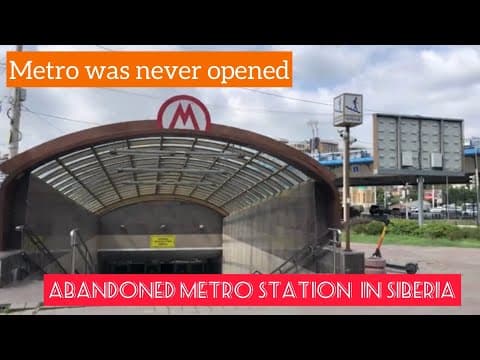 Abandoned Metro Station. Shock in Siberia! Walk in Omsk City 2023