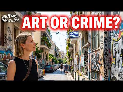 Athens GREECE 🇬🇷 Graffiti or Vandalism? Answer This Question in the Comments!