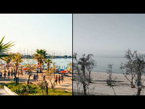 Coronavirus Beach Athens Lockdown