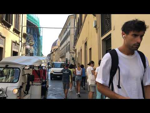 A City Walk in Florence Old Town Italy 🇮🇹