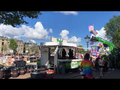 On the Amsterdam Pride Day Pre-pride Walk near Amstel