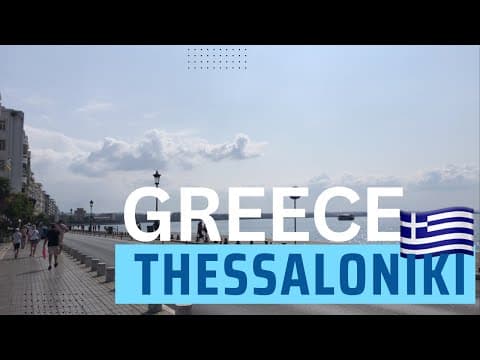 Greece 🇬🇷 Thessaloniki October 2023 City Center Walk
