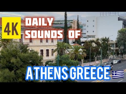 Daily Sounds of Athens Greece in One Piece