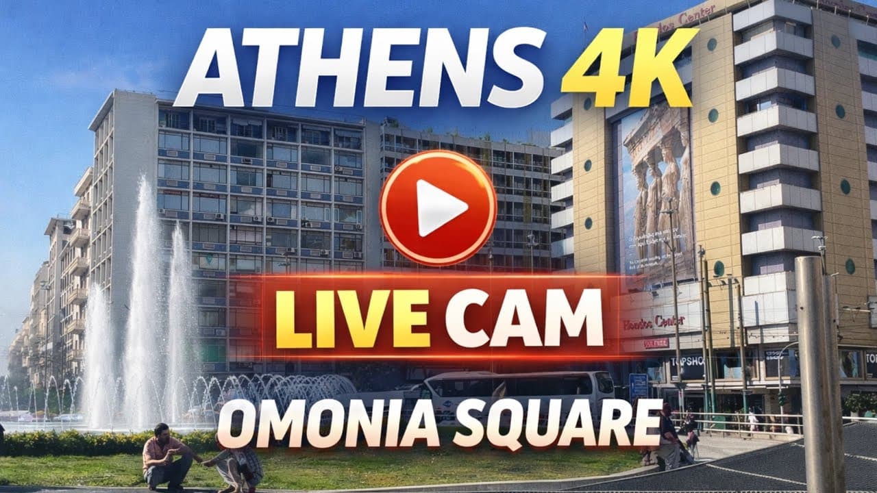 LIVE NOW π΄ ATHENS | OMONIA SQUARE LIVE CAMERA